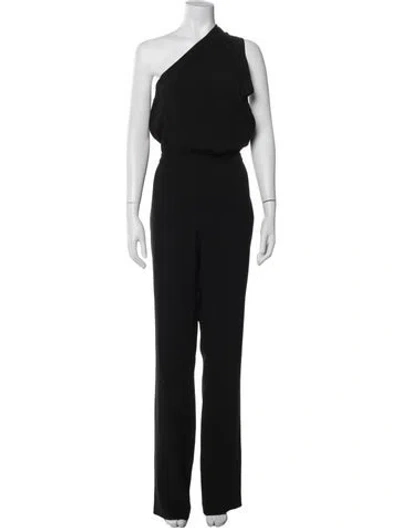 Pre-owned Co One-shoulder Jumpsuit W/ Tags In Black