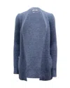 Co Open Cardigan In Blue Cashmere In Blue