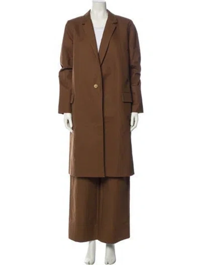 Pre-owned Co Pant Set In Brown