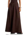 Co Parachute Maxi Skirt In Cholate