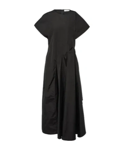 Co Pleated Dress In Black