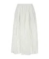 Co White Polyester Blend Skirt