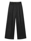 Co Pleated Trousers In Black