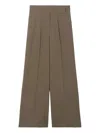 Co Pleated Trousers In Brown