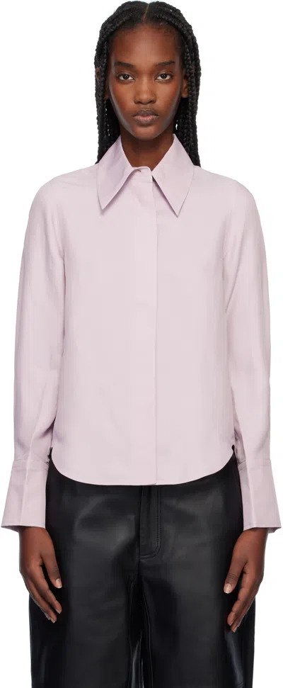 Co Purple Button Down Shirt In 530 Lilac