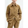 Co Rduroy Overshirt In Brown