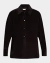 Co Rduroy Shirt Jacket In Black