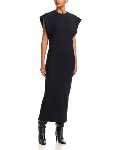 Co Relaxed Shift Dress In Black