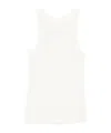 Co Ribbed-knit Cashmere Vest In White