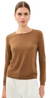 Co Rolled Cashmere Pullover Ginger In Ginger