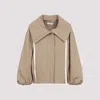 Co Rolled Llar Jacket In Brown