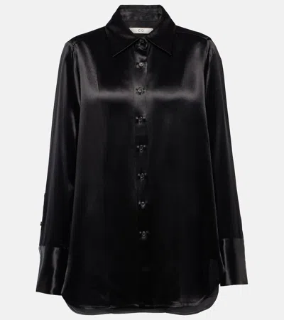 Co Satin Shirt In Black