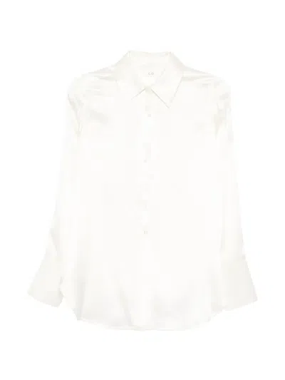 Co Satin Shirt In White