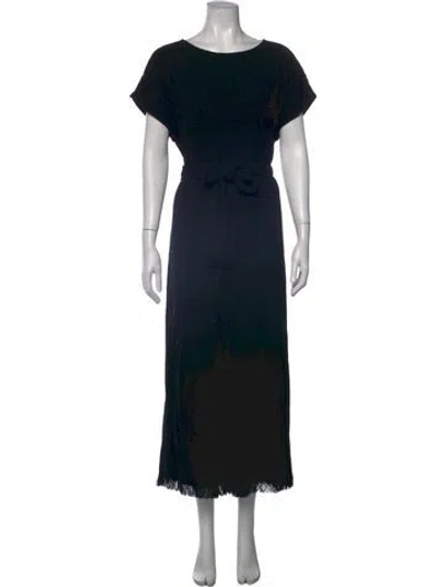 Pre-owned Co Sop Neck Jumpsuit In Black