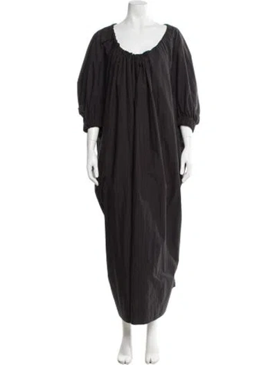 Pre-owned Co Sop Neck Long Dress W/ Tags In Black