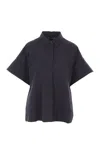 Co Boxy Short Sleeve Shirt In Blue