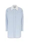 Co Embroidered Poplin Oversize Shirt In Stripped