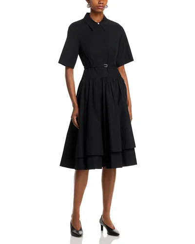 Co Short Sleeve Belted Dress