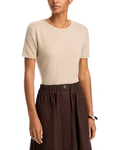 Co Short Sleeve Sweater In Sand