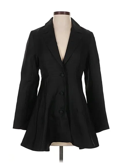 Pre-owned Co Silk Blazer Jacket In Black