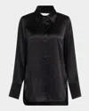 Co Silk Shirt In Black