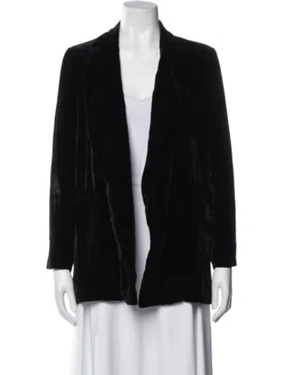 Pre-owned Co Silk Evening Jacket In Black