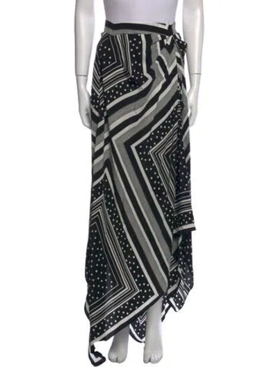 Pre-owned Co Silk Long Skirt In Black