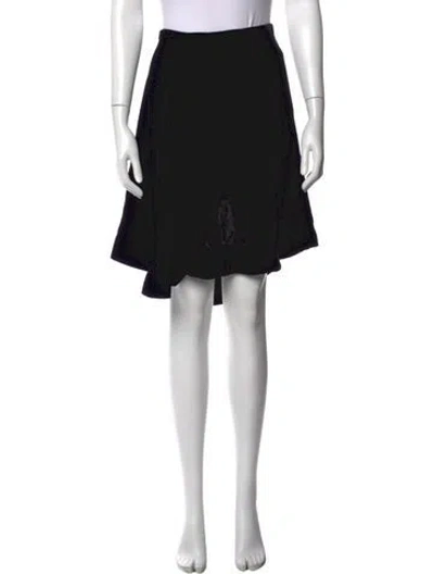 Pre-owned Co Silk Mini Skirt In Black