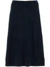 Co Plisse Skirt In Blue