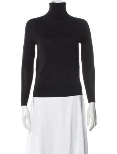 Pre-owned Co Silk Turtleneck Sweater In Grey