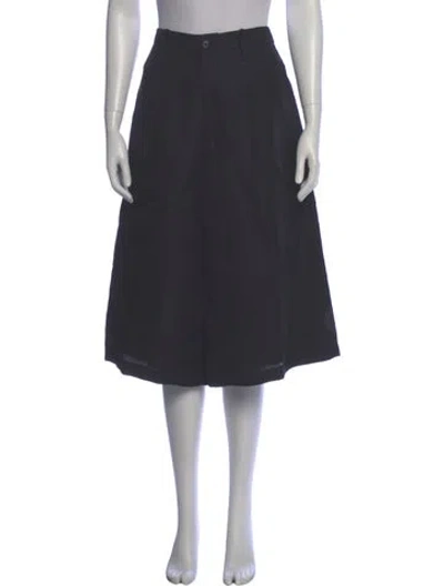 Pre-owned Co Silk Wide Leg Pants In Gray