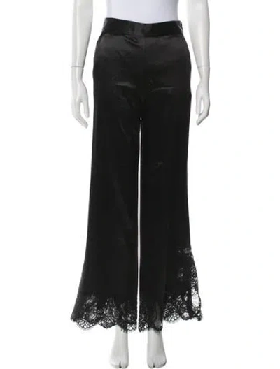 Pre-owned Co Silk Wide Leg Pants In Gray