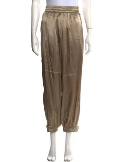 Pre-owned Co Silk Wide Leg Pants W/ Tags In Brown