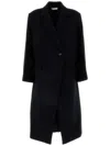 Co Cappotto In Lana Nera Donna In Black