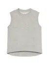 Co Sleeveless Sweatshirt Heathered Grey In Gray