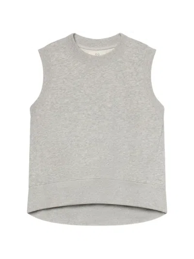 CO SLEEVELESS CREW-NECK SWEATER