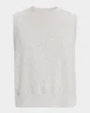 Co Sleeveless Sweatshirt Heathered Grey In Gray