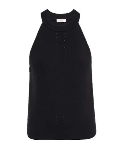 Co Sleeveless Sweater In Black
