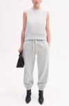 Co Sleeveless Sweatshirt Heathered Grey In Gray