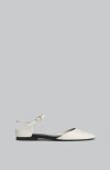 Co Leather Slingback Flats In Ivory