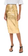 Co Slip Skirt In Gold