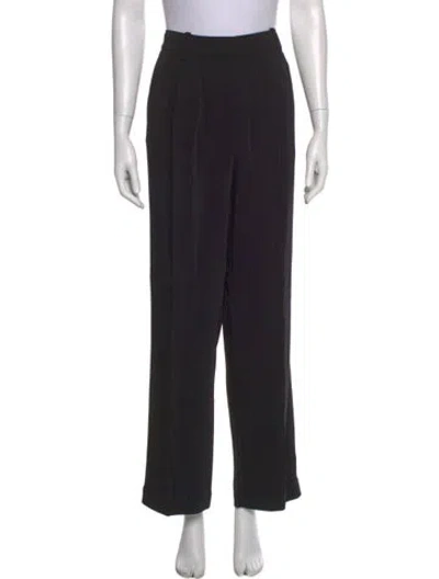 Pre-owned Co Straight Leg Pants In Black