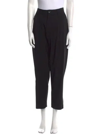 Pre-owned Co Straight Leg Pants In Black