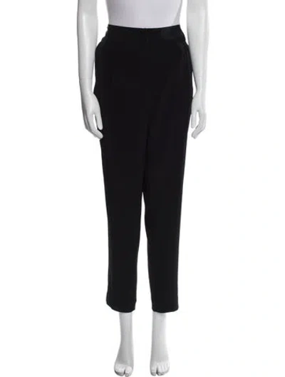 Pre-owned Co Straight Leg Pants In Black