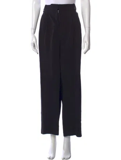 Pre-owned Co Straight Leg Pants In Black