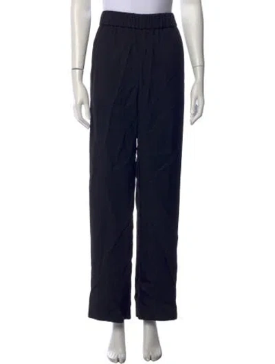 Pre-owned Co Straight Leg Pants In Black