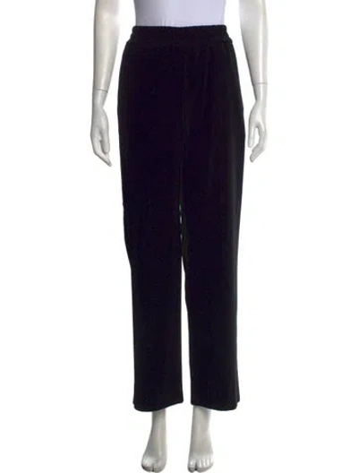 Pre-owned Co Straight Leg Pants In Black