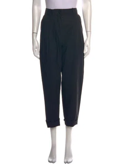 Pre-owned Co Straight Leg Pants In Black