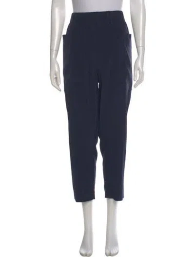 Pre-owned Co Straight Leg Pants In Blue