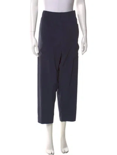 Pre-owned Co Straight Leg Pants In Blue